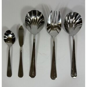 International Stainless Flatware Gran Royal Hostess 5 Pc Serving Set